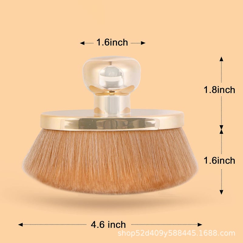 Large Body Brush Multifunctional Neck Portable Mushroom Head Blush Loose Powder Brush Body Lotion Makeup Brush - Image 1